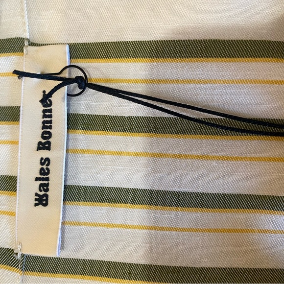 Wales Bonner button up, never worn bought too small, beige with colored stripes - Picture 5 of 7